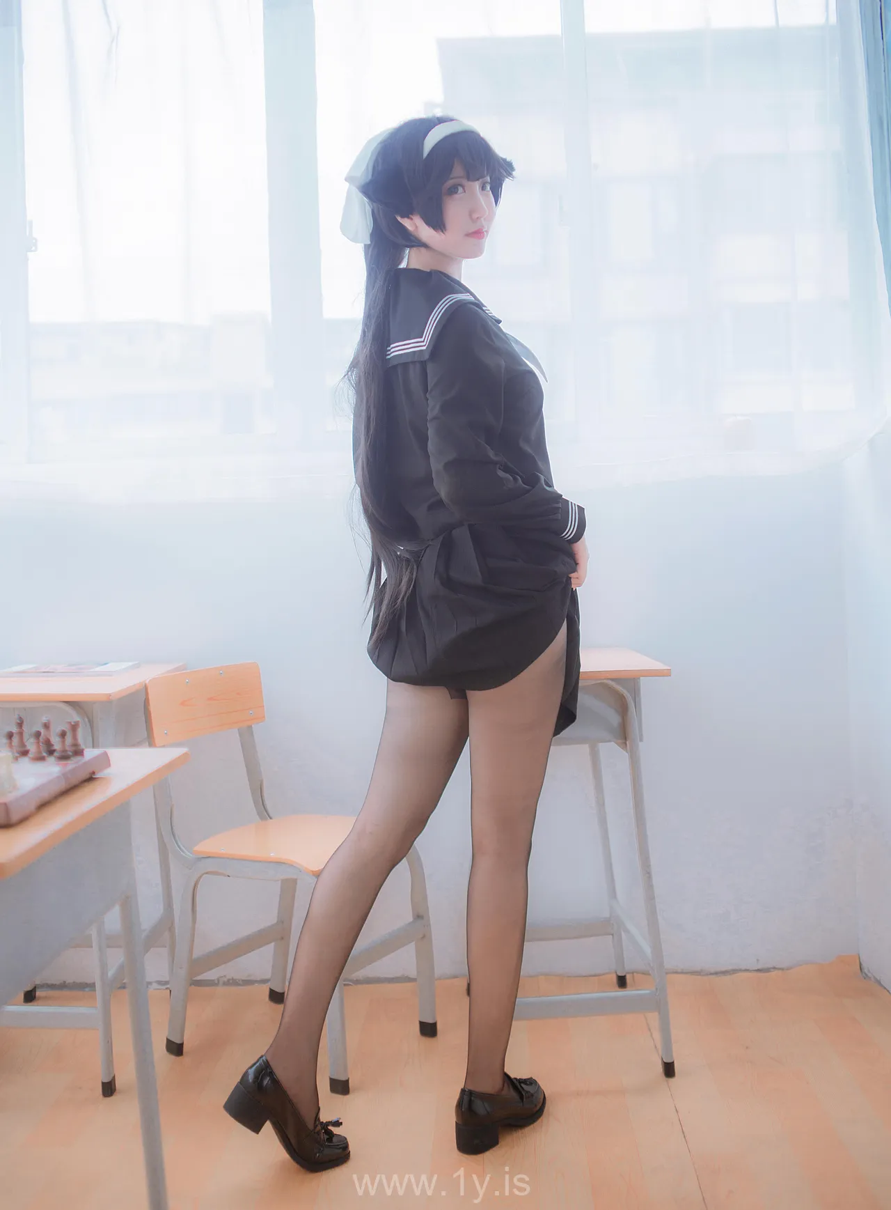 Coser@黑川 NO.005 Delightful Asian Teen 獒犬制服